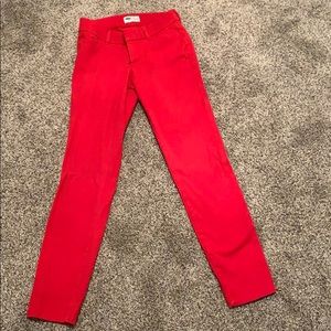 Red Capri Pant